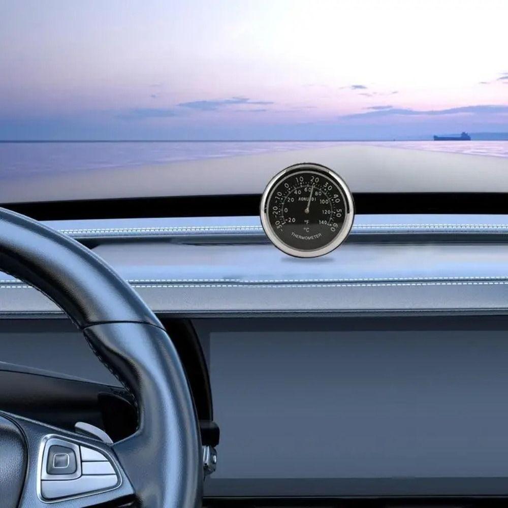 Digitalanzeige Digitales Thermometer Mini-Größe Auto-Lüftungsschlitz-Thermometer Lüftungsschlitz-Montage