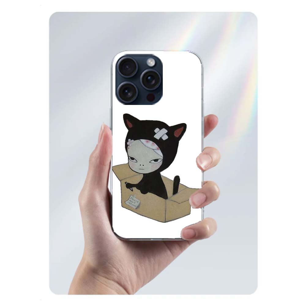 

Cute Nara Yoshitomo Art Clear Phone Case For Iphone 17 Air 16 Pro Max 15 Pro 14 Plus 17E 16E 11 13 12 Mini Cover Cases Fundas Ce iPhone 7(8)SE