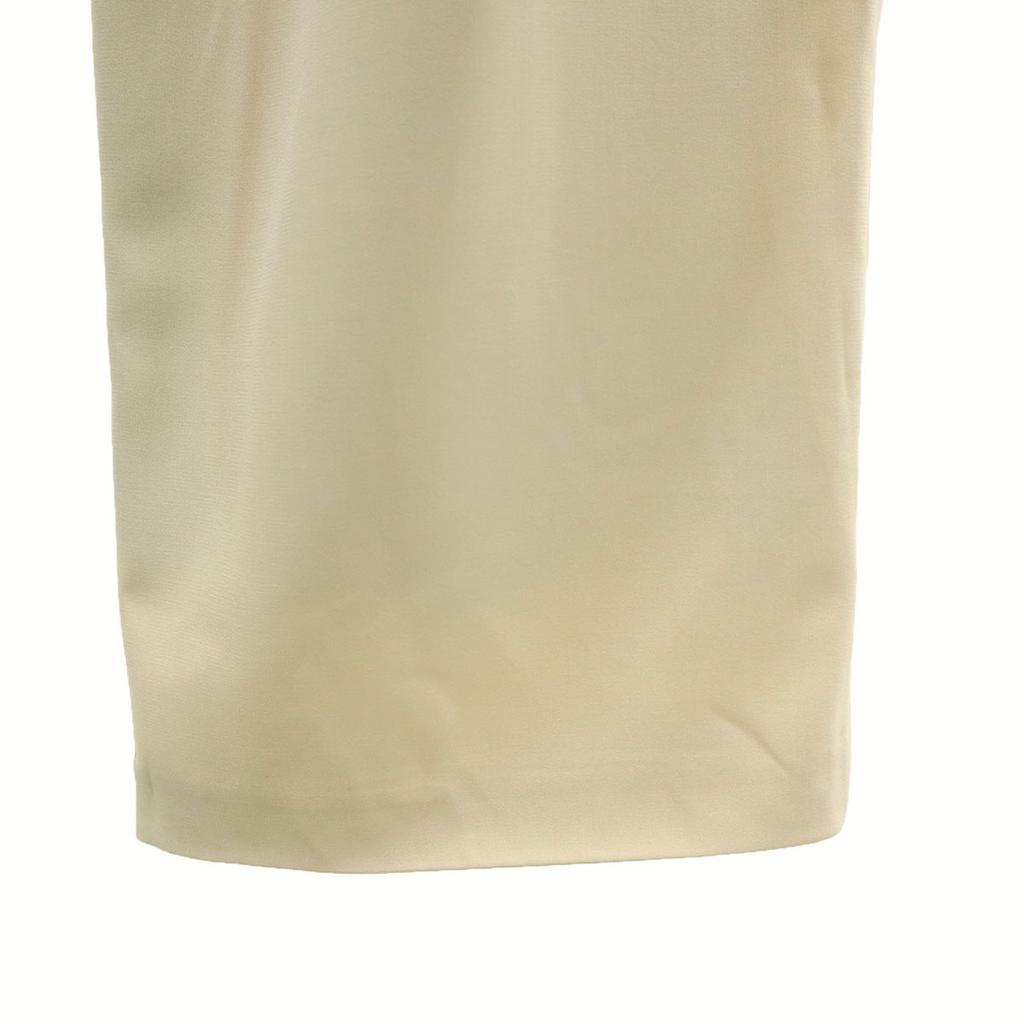 CLANE 2 tack Wide pants Cream yellow Women Used