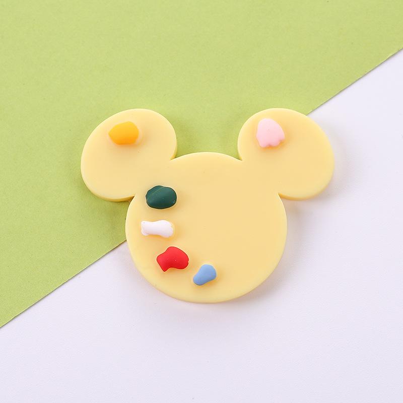 Mickey Hand-Painted Resin Ornament & DIY Sticker Set