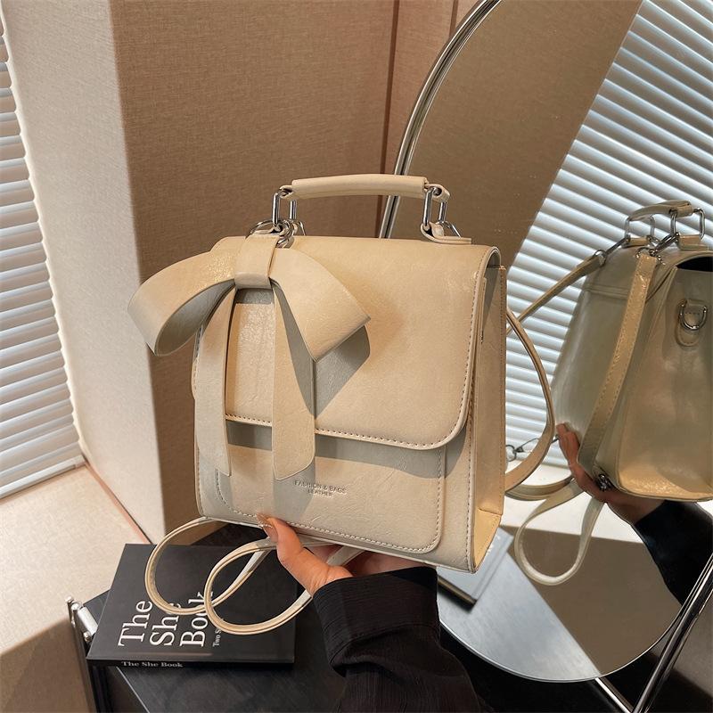 Fashion Niche Design Bow Backpack Women's New High-end Travel Backpack