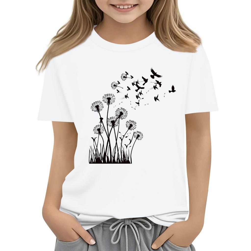 Letní dětské tričko s krátkým rukávem a krátkým rukávem s potiskem Top Base