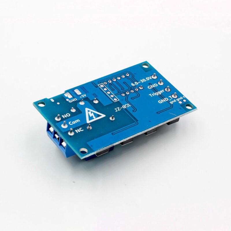 DC 6-30V LED Lumină digitală Releu de întârziere de declanșare Ciclu de declanșare Temporizator de întârziere Comutator de circuite Modul de control al temporizării