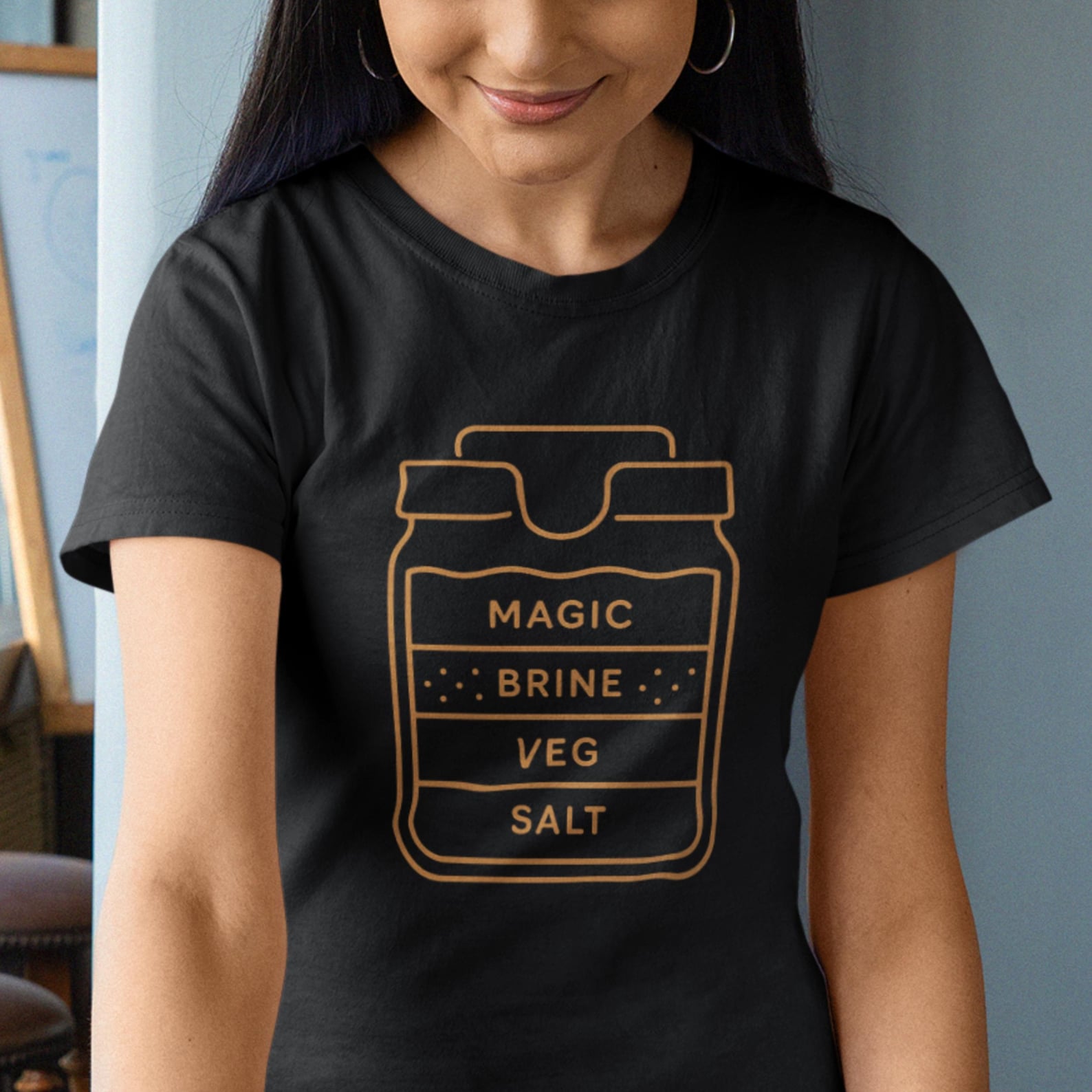 Minimal Fermentation Crock Layers Tee - Salt Veg Brine Magic Line Art Shirt 2XL