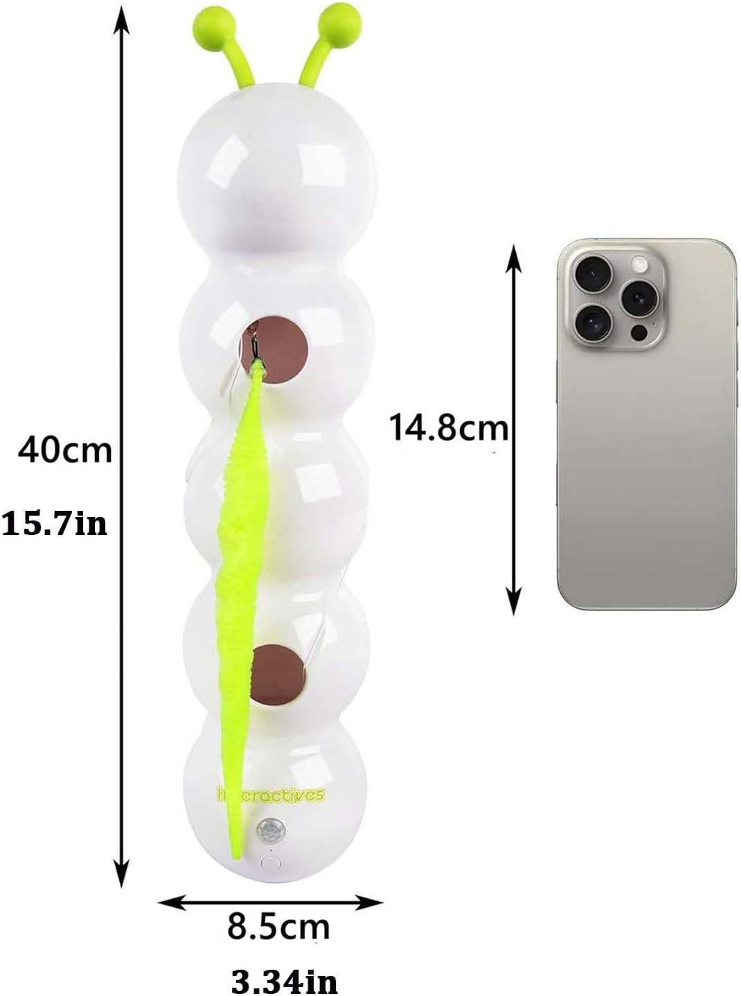 

Cat Toy Caterpillar Chasing Self-hi Boredom Relief Artifact Interactive Scratch Resistance Bite Resistance Automatic Cat Teasing
