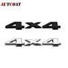 AUTCOAT 1 Pièce 3D 4x4 Quatre Roues Motrices Autocollant Logo Emblème Badge Autocollants Accessoires de Style de Voiture