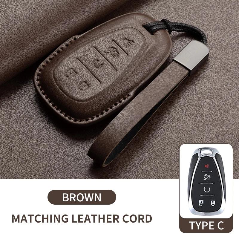 Leder Auto Schlüssel Etui Hülle Schutzschale Für Chevrolet Chevy Malibu Camaro Cruze Traverse Spark Equinox Sonic Volt Schlüsselanhänger