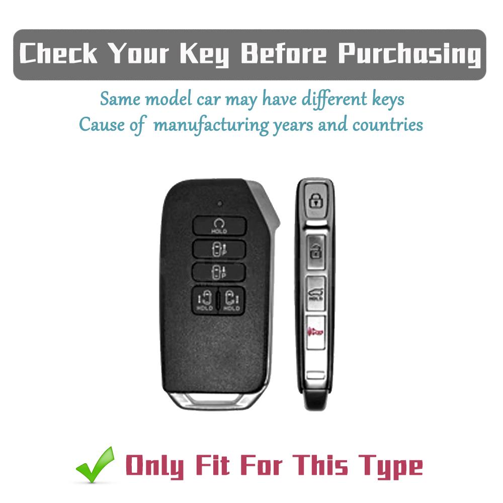 Tpu Car Key Fob Cover For Kia Ev6 New Carnival Sedona K8 V6 Gt Line Dl3 Mq4 K5 Grand Sorento 9 Buttons Key Case Rings