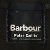 Barbour Quilted Jacket S Green System Back Fleece Men's Used