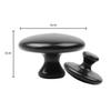 Body Spa Massage Stick Beauty Face Stone Round Head Basalt Mushroom Head Massager Stone for Ladies Men Therapy care tools