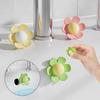 5Pcs Flower Shape Bathroom Silicone Wash Basin Overflow Ring Kitchen Sink Washbasin Drain Seal Stopper Bathtub Drain Cap Plug
