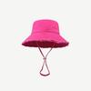 Japanese Style Raw Edge Bucket Hat Women Foldable Vintage Sun Hat UPF 50+ for Autumn Outdoor Travel Minimalist Breathable
