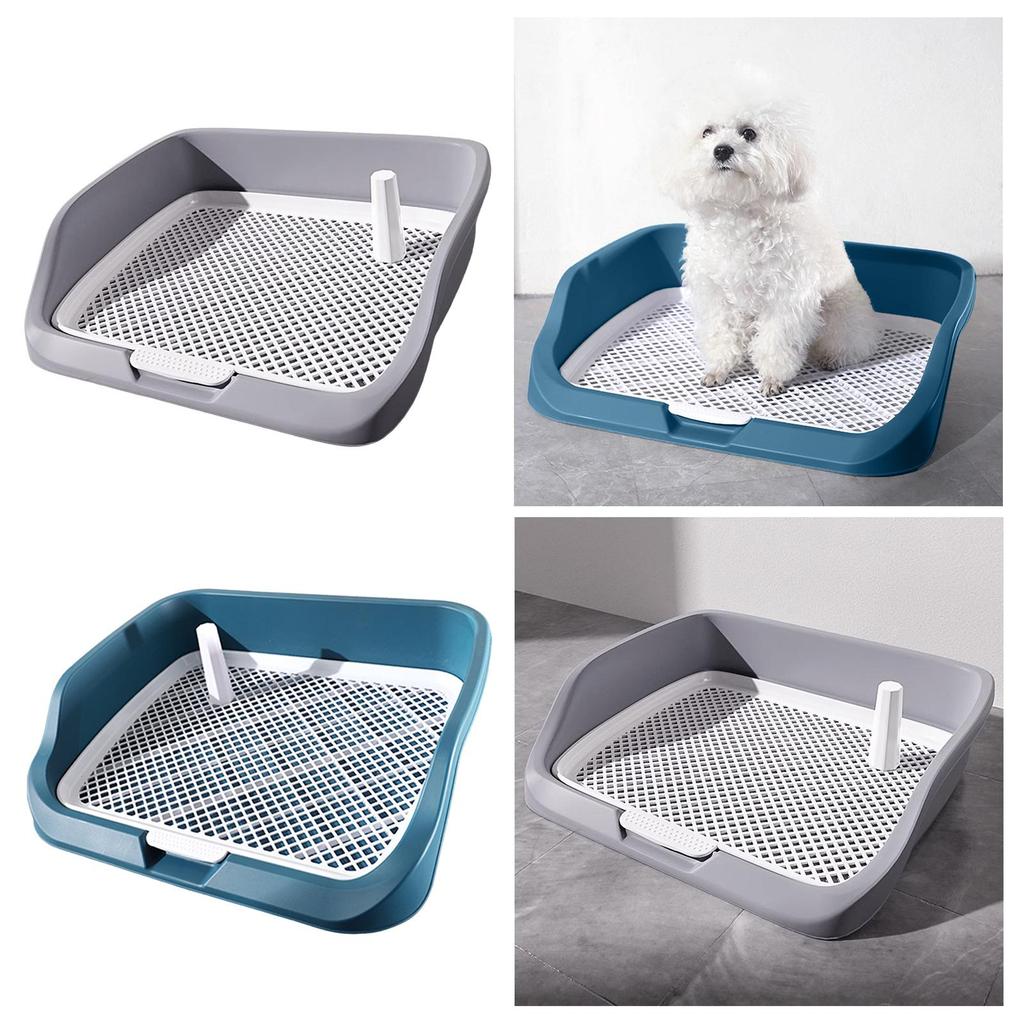 Dog Litter Tray Hygienic Pet Training Mat Detachable Cleaning Grid PP Material Suitable for