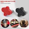 2Pcs Terminal Block Studs M8 48V Junction Block Bus Bar Insulated Dual Power Distribution Stud Positive Negative RV for Auto Car