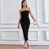 Sexy trägerloses Strandkleid für Damen, lässige Mode, elegant, figurbetont, Sommer, langes Kleid, Party, Club, Y2k, ärmellos, Damenbekleidung 25093