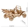 Build Your Own Classic Car 3D Wooden Puzzle Model Kit - a Fun and Educational DIY Gift