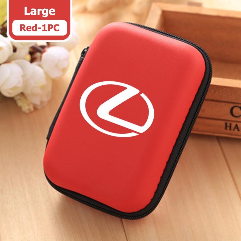 Car Earphone Key Case Men Ladies Key Storage Bag Auto Accessories For Lexus RX350 IS250 IS200 GS300 LX570 RC350 UX250h ES350RO8
