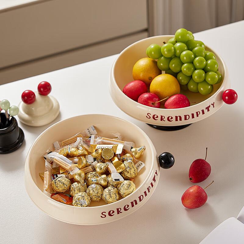 Light Luxury Elevated Decorative Fruit Plate