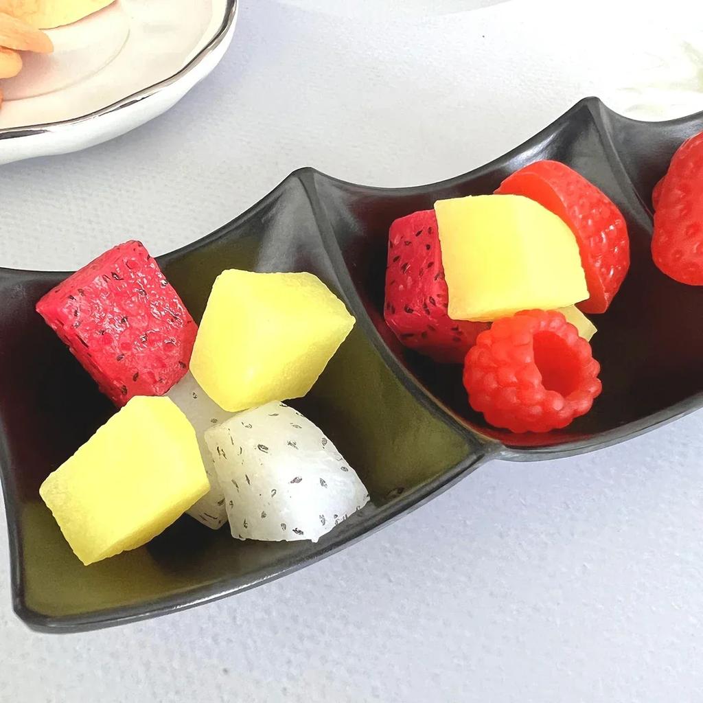 1pc-Black Melamine Sauce Dishes Kitchen Tableware Cuisine Seasoning Plate Sushi Soy Dipping Saucer Bowl for Restaurant