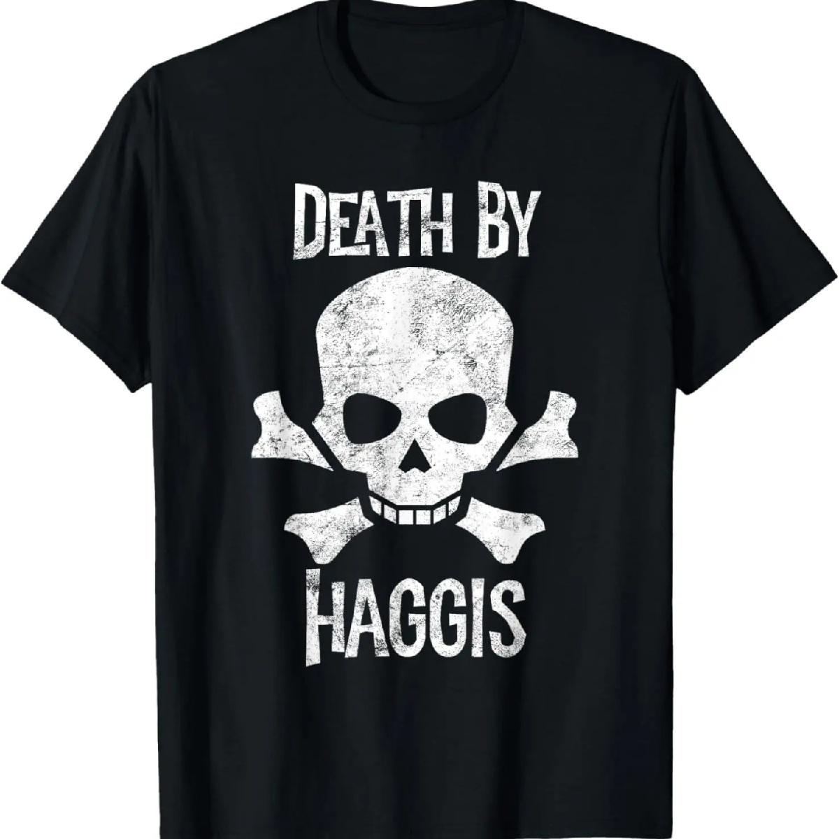 

Funny Grunge Death By Haggis T-Shirt XXXXXL різнокольоровий