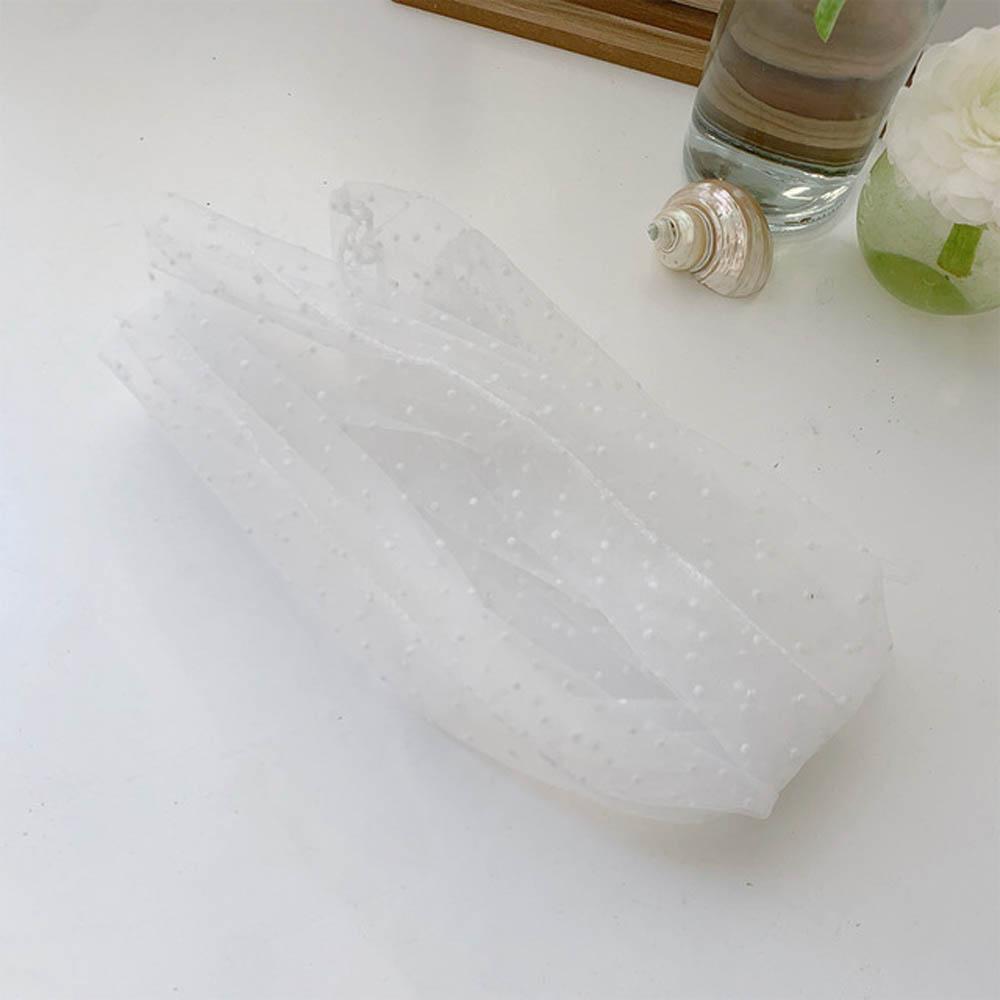 Průhledné šifonové puntíkované módní ponožky, tylové ponožky, síťované punčochy, nylon