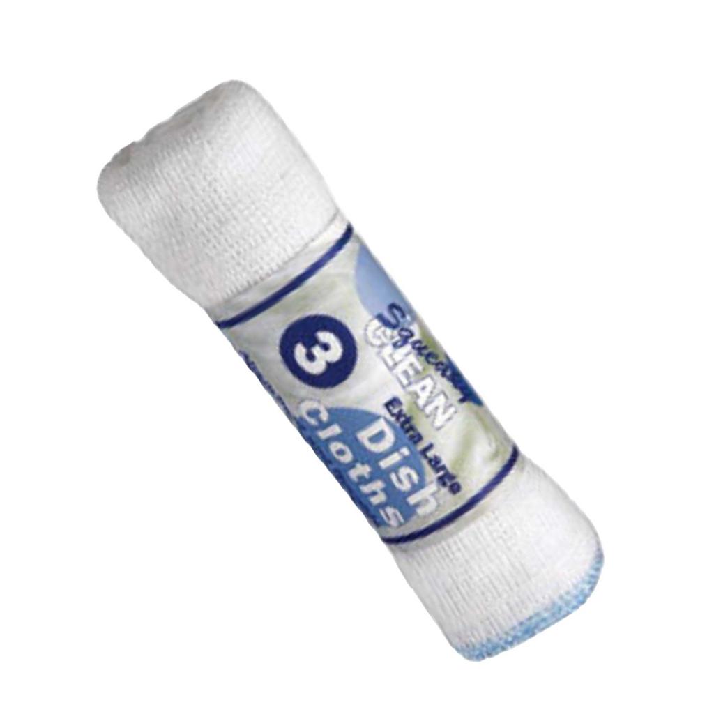 Squeaky Clean Extra Large Dish Cloths (Pack of 3)