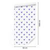 Hearts Wallpaper White and Blue 50x1000