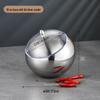 Stainless Steel Slanted Seasoning Bowl with Lid