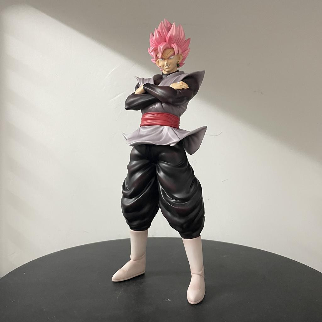 27cm Anime Dragon Ball Figure Super Saiyan Black Zamasu Mask Goku Action Figure Model Statue Toys Collection Decoration Gift