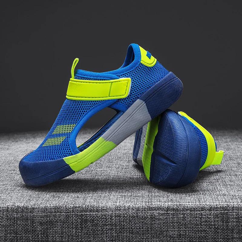 New Summer Children Casual Shoes Boys Beach Sandals Kids Lightweight Closed Toe Baby Sport Sandals for Girls Eu Size 23-36