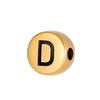 CARLIDANA High Polish Stainless Steel Letter Alphabet Beads Round Charms Pendants for Jewelry Making Diy Bracelets Necklace