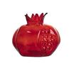 Transparent Pomegranate Glass Vase Pomegranate Fruit Vase Mini Hydroponic Flower Vase  Desktop