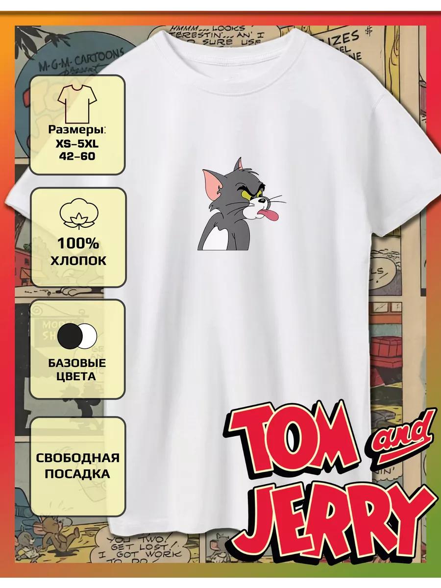 Футболка с принтом Тома и Джерри S