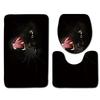 Toilet Three-Piece Floor Mat, Bathroom Three-Piece Carpet Doormat
