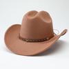 Cowboy Hat With Chain And Starry Sky Compass For Western Style Men And Women