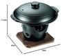 Pearl Metal Ceramic Tobanyaki Set with Stove, Japanese Kaiseki Style, HB-5222