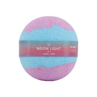 Labs Bomb Bath Bomb Moonlight Bath Bomb Sweet Pea + Lavender Fragrance, 140g, 1 Piece