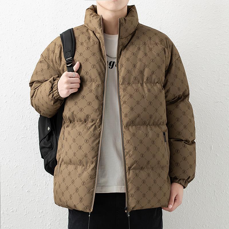 Winter Neue Z Buchstaben Bedruckte Graphen Kalt und Warm Brot Kleidung Paar Mode Baumwollkleidung