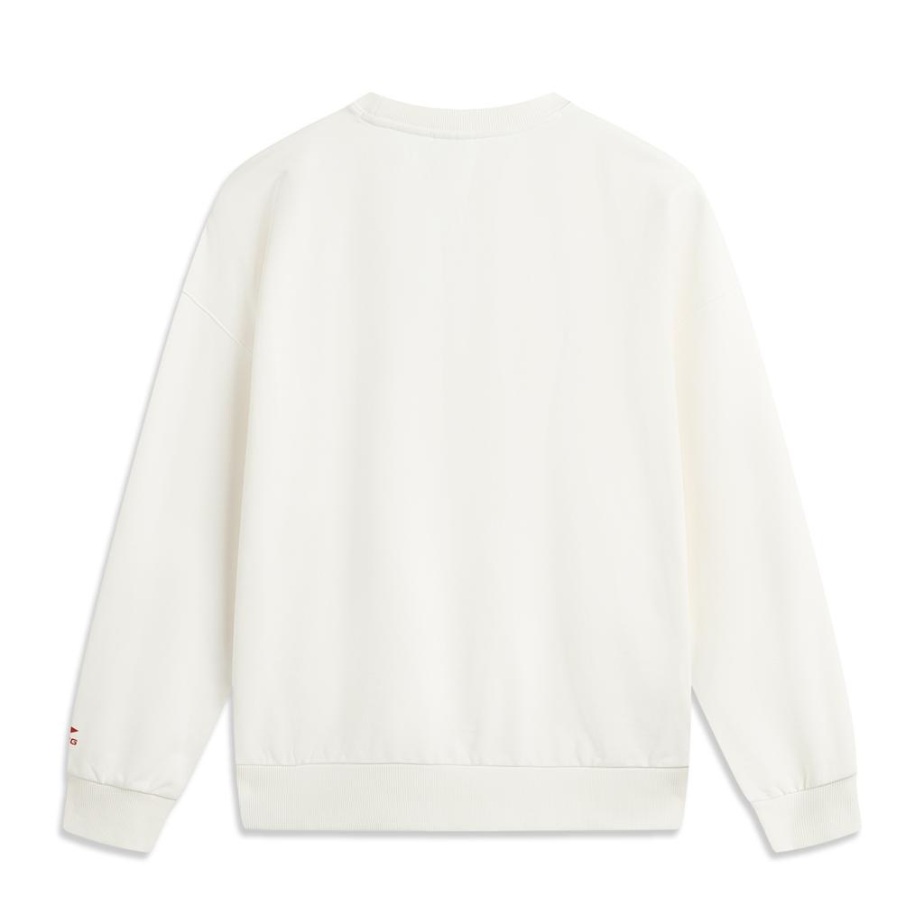 Li Ning Sports Life Collection Sweatshirt Women's Ivory AWDV806-1
