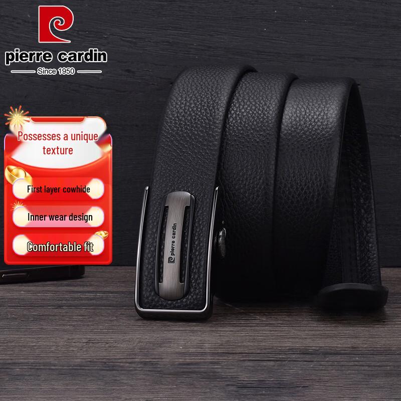 Pierre Cardin Men s Automatic Buckle Leather Belt 125cm -130cm