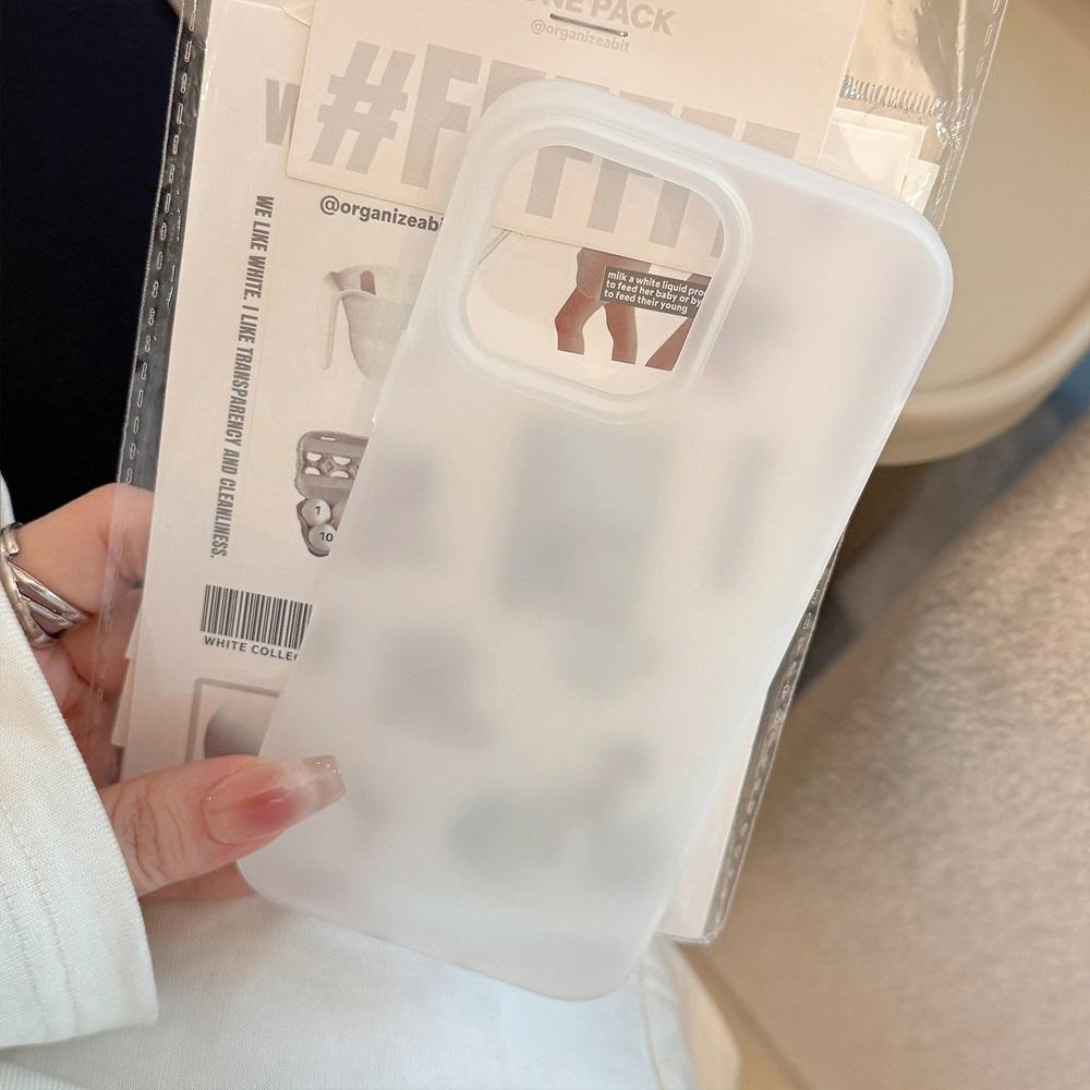 Soft Matte Candy Transparent Phone Case For iPhone 16 15 14 13 12 11 Pro Max X XR XS 7 8 Plus Shockproof Silicone Bumper Cover