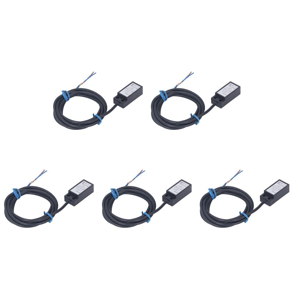 5Pcs Magnetic Switch Sensor 2 Wire Normally Open ABS Proximity Sensor DC AC 5‑200V