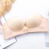 Strapless Front Buckle Lift Bra for Women Strapless Wirefree Push Up Non Slip Invisible Bra