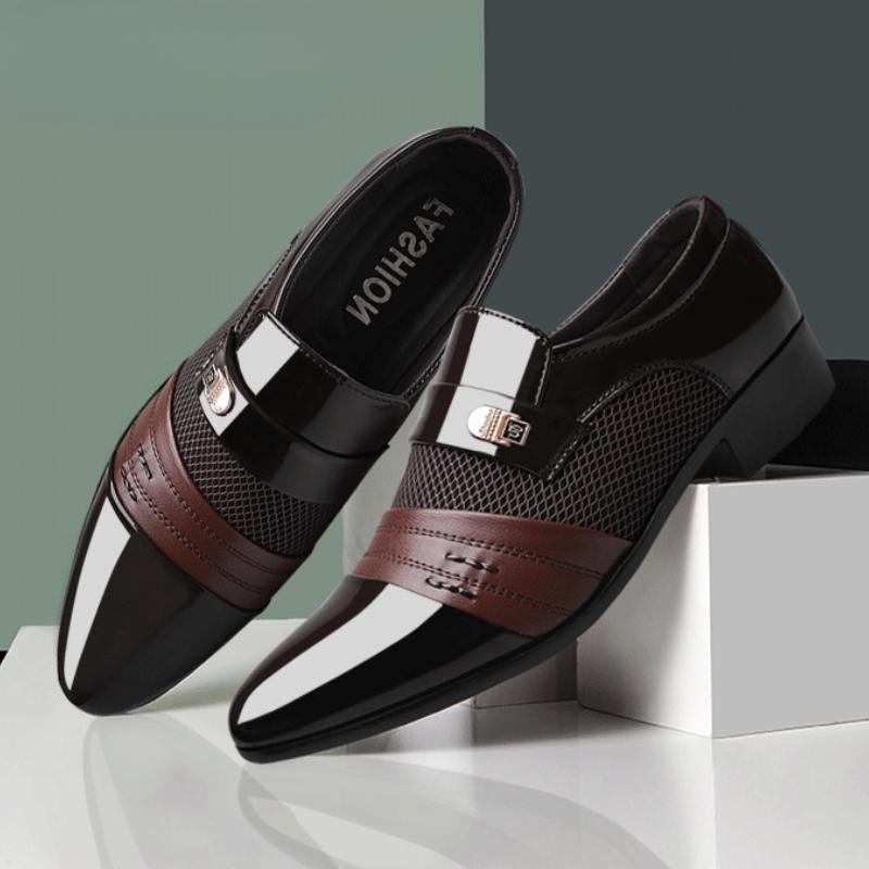 Size 48 Mens Shoes Men's Dress Shoes Classic Office Business Casual Shoe Men Luxury Party Loafers New Mens Shoes Fashion Zapatos