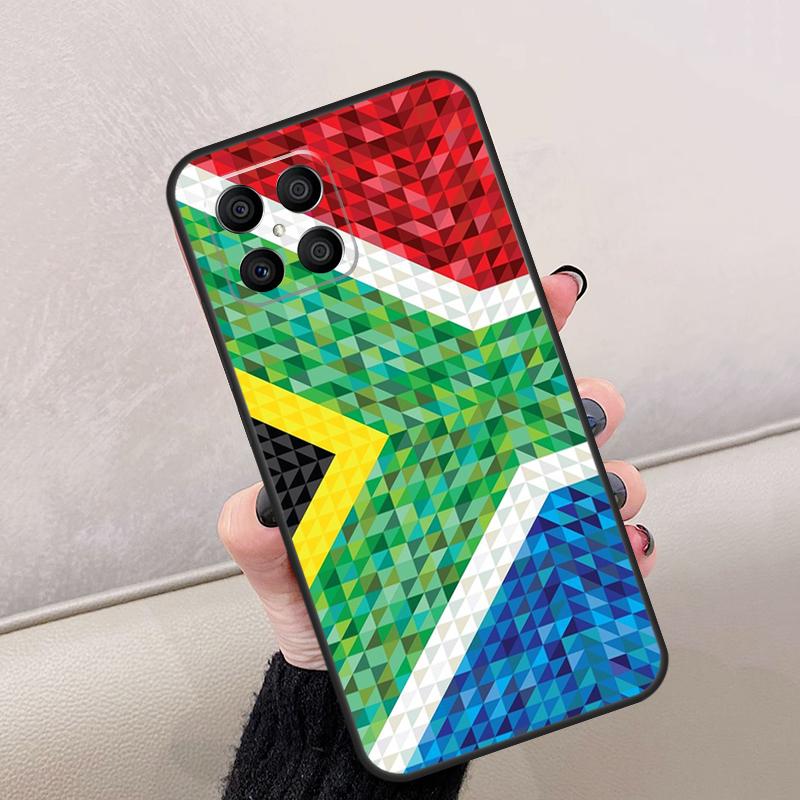 South Africa Flag For Honor Magic 8 6 7 Pro Case For Honor 400 Lite 200 50 70 90 X8c X8b X9a X9b X9c X9d Win RT