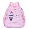 Kid Stylish Cartoon Backpack With Durable Fabric Colorful Pattern Zipper Closure