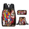 Digital Circus Children'S School Bag The Amazing Digital Circus Student Backpack Three-Piece Set