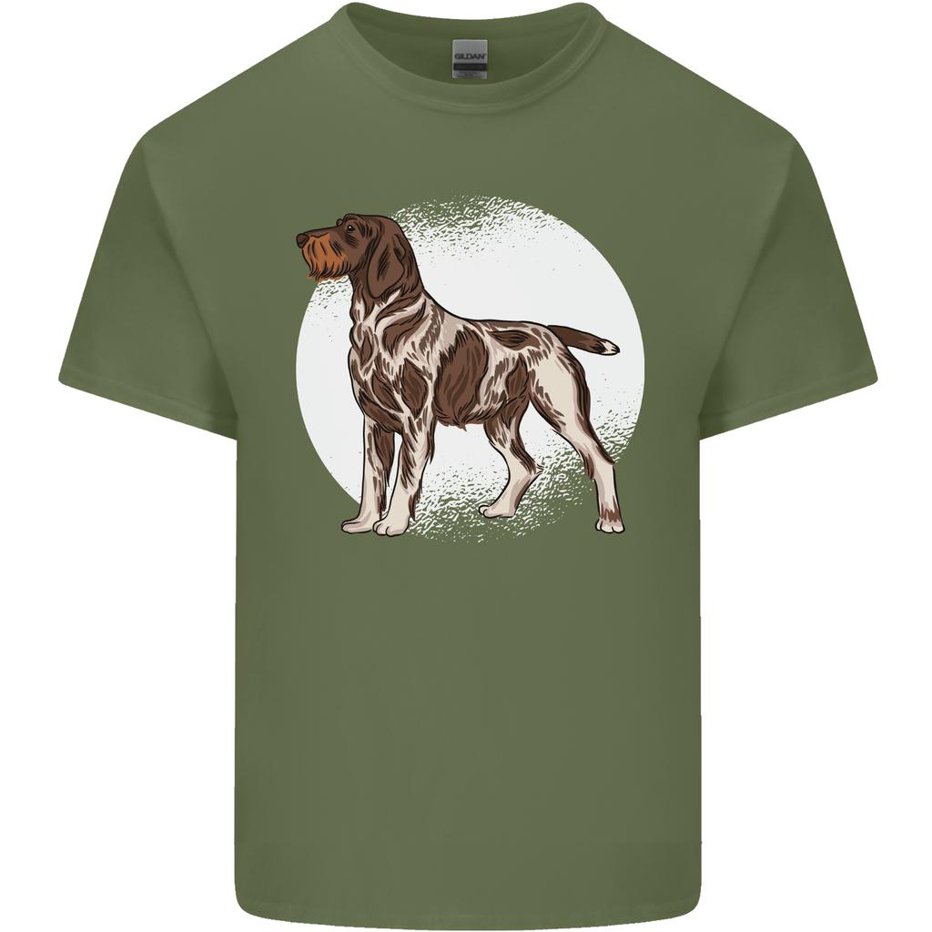 GerUnisex Wirehaired Pointer Dog Unisexs Light Cotton TShirt