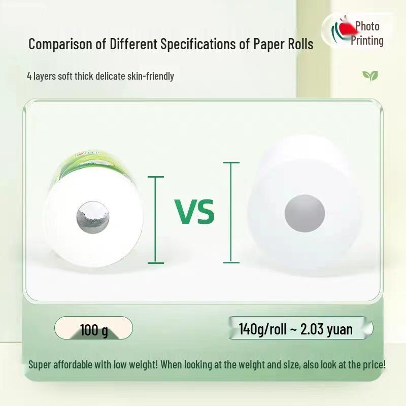 Xin Xiang Yin 100g Toilet Tissue Rolls - 20-Pack Economical Household Set