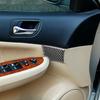 Real Carbon Fiber Car Accessories Door Decorative Panel Cover Soft Sticker For Honda Accord 7th Gen 2003 2004 2005 2006 2007
